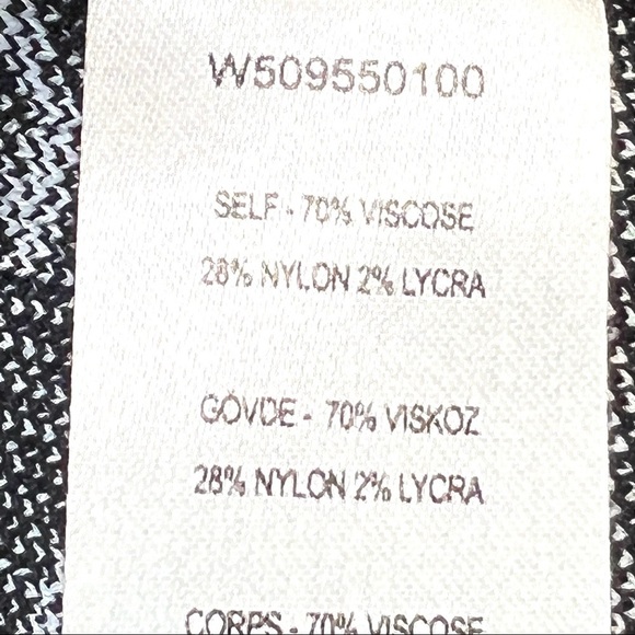 Opening Ceremony Black & White Floral Scuba Knit Fit & Flare Dress Women’s Med - Picture 11 of 12